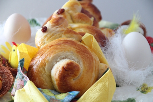 Pâques, boulange, brioche