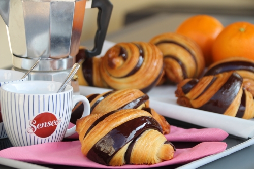 Boulange, croissant, cacao