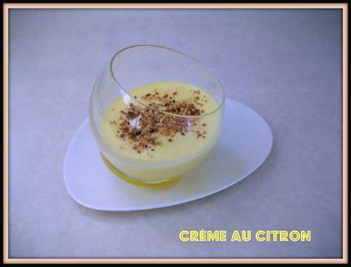 Crème, citron