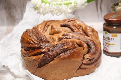 Brioche, babka, cacao, pâte à tartiner Nocciolata 