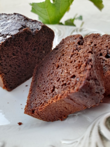 Cake  courgette, chocolat