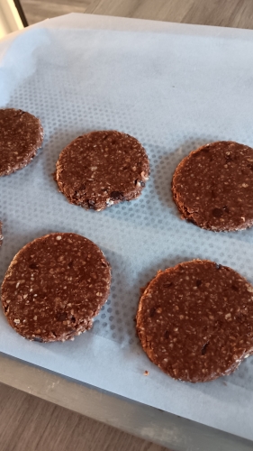 Biscuits, graines, flocons d'avoine, pépites de chocolat 